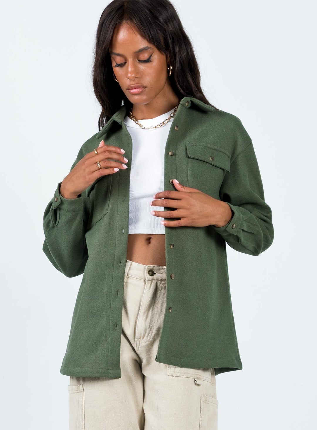 Chemise Mila Vert Forêt