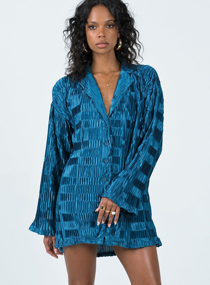 Robe courte Wilkinson bleue