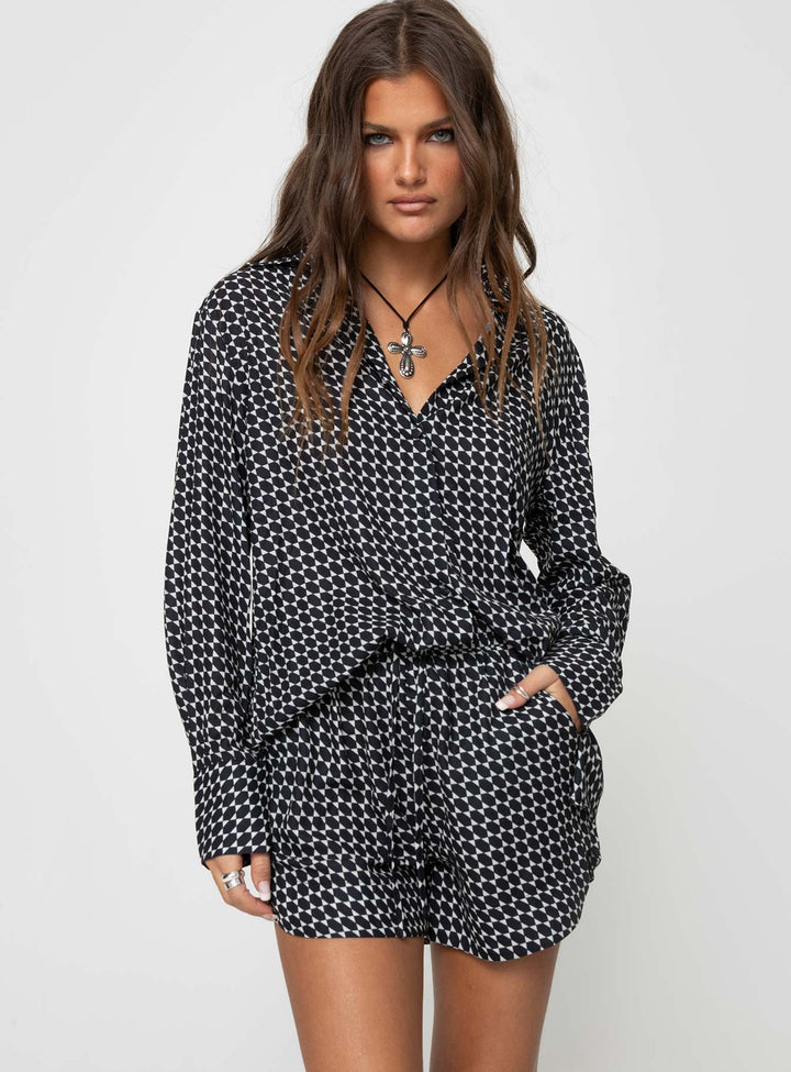 Ensemble Mareena Geo Noir / Blanc
