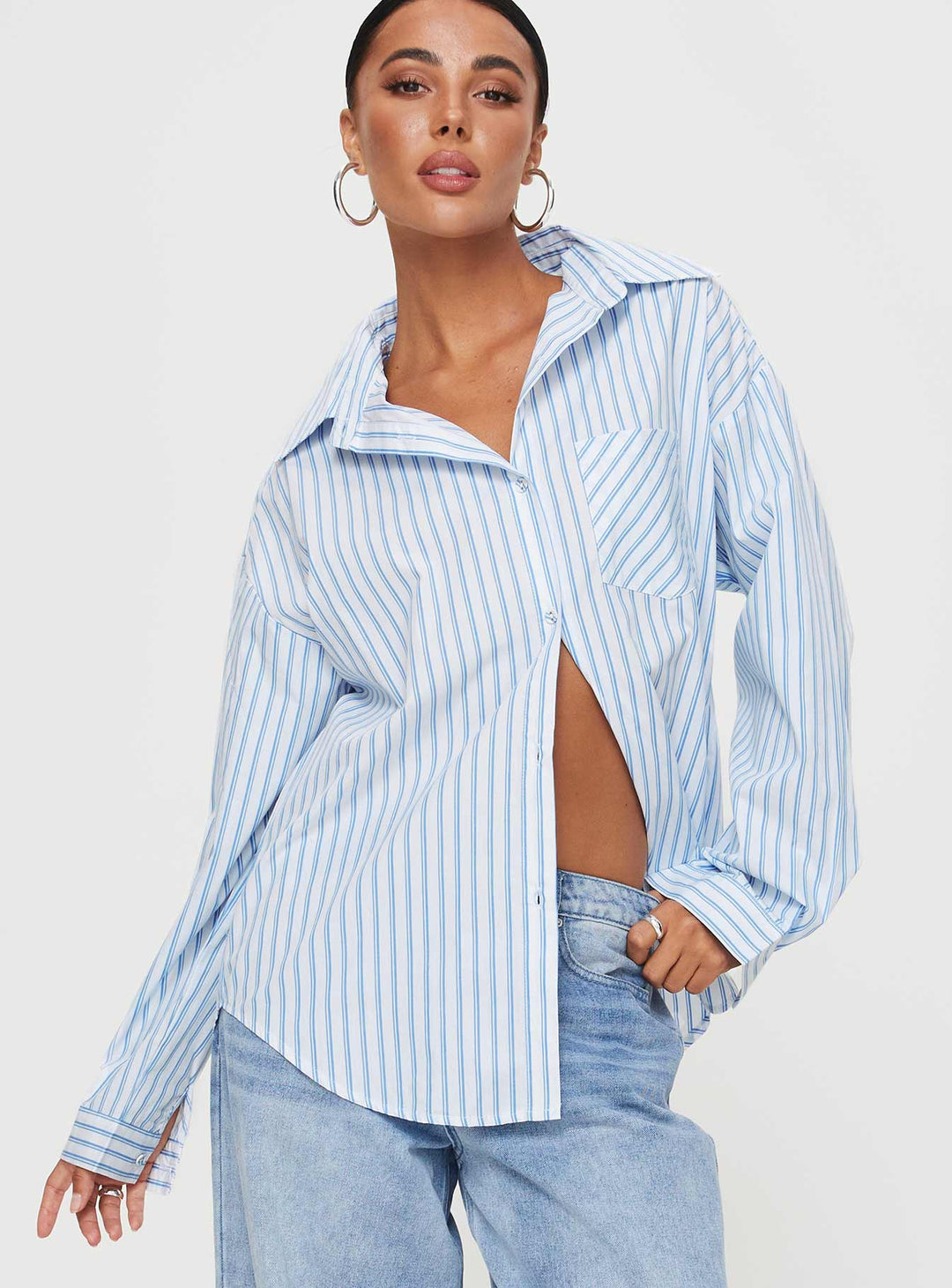 Sellars Shirt Blue / White