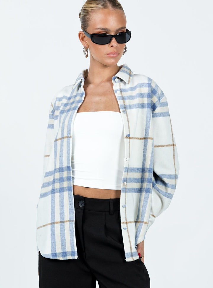 Chemise McOrmick blanche/bleue