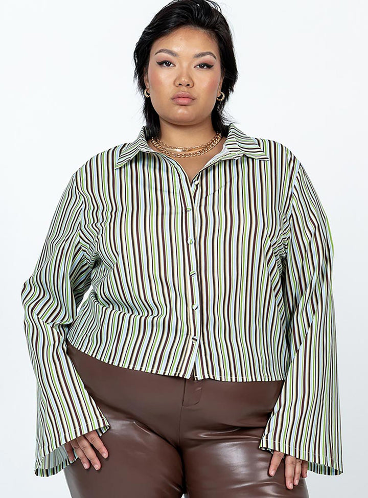 Anni Streifenhemd Multi Curve 