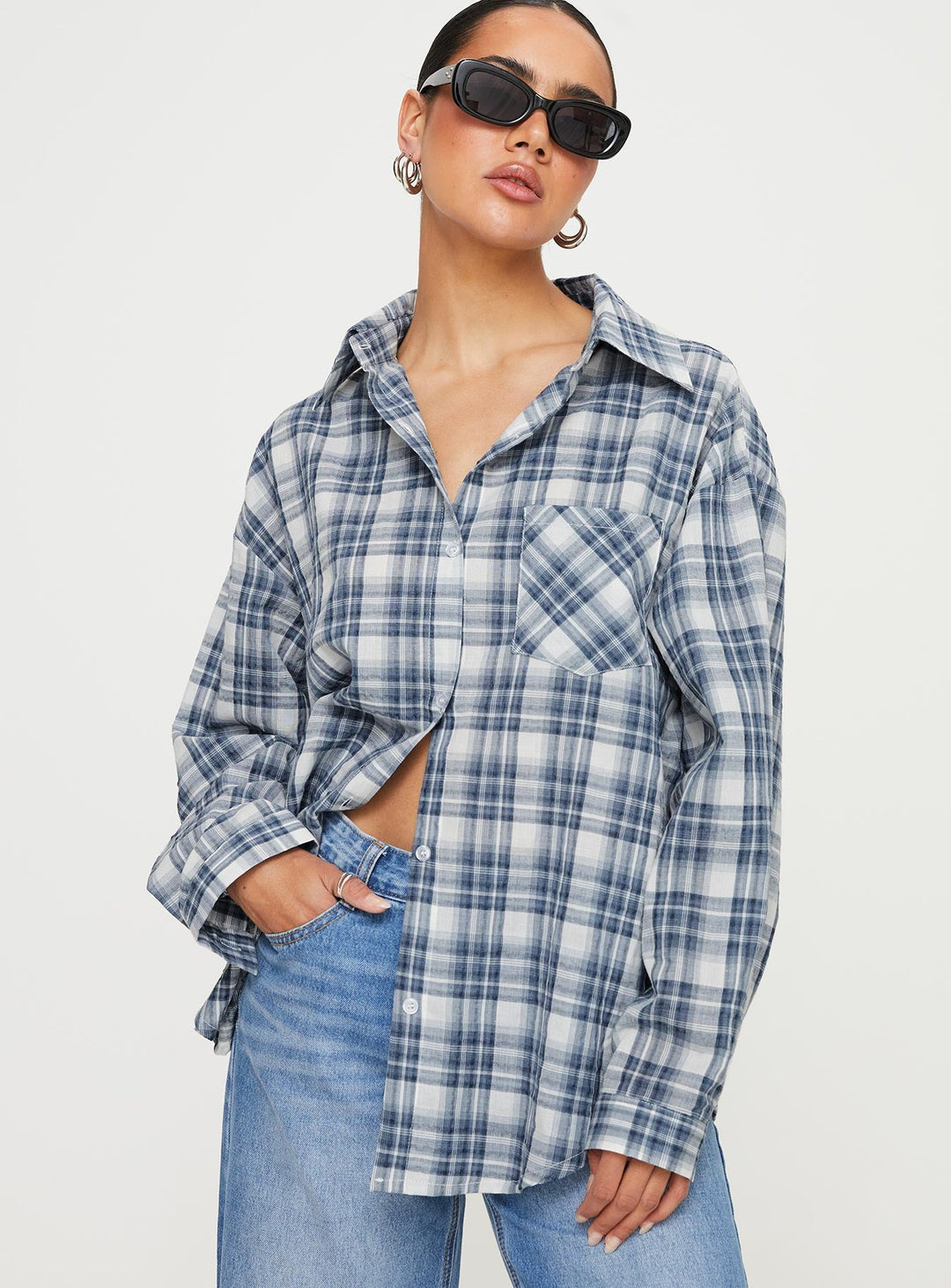 Seymour Shirt Blue Check