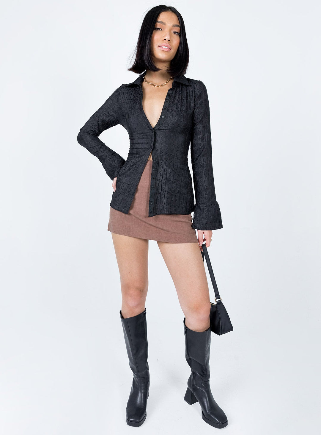 Chrisley Shirt Schwarz