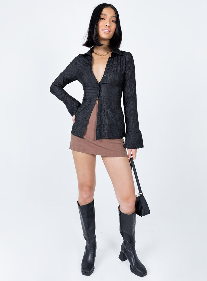 Chrisley Shirt Schwarz