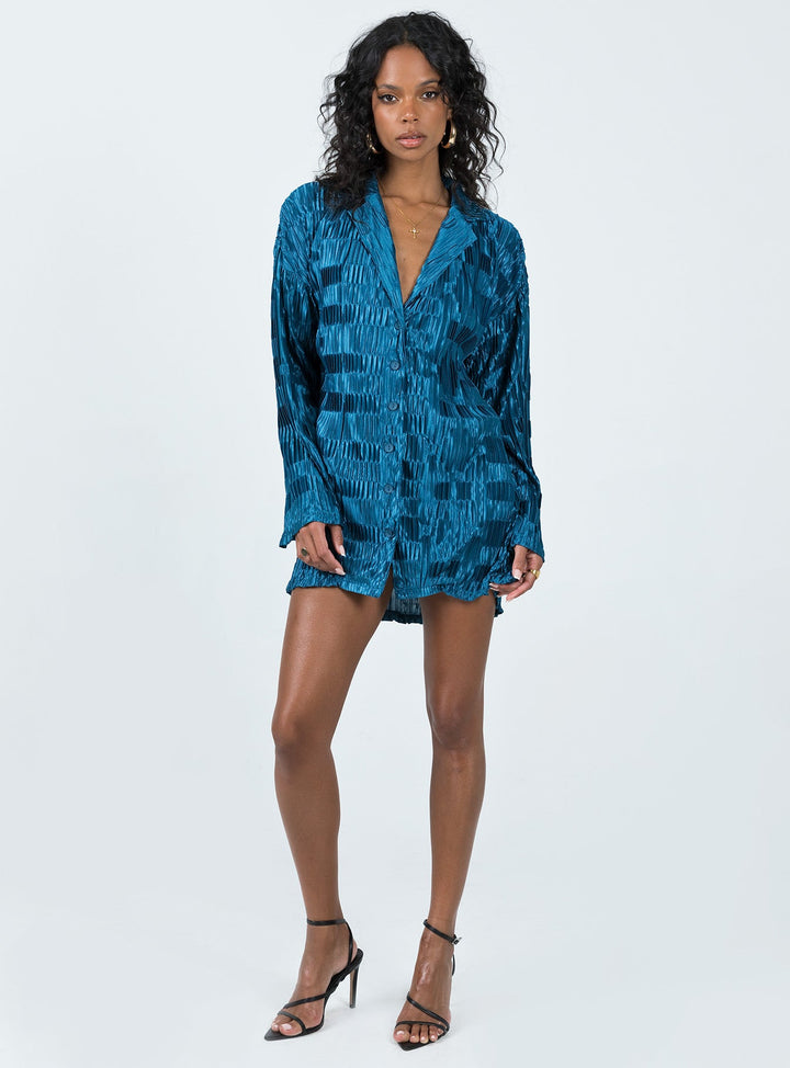 Robe courte Wilkinson bleue