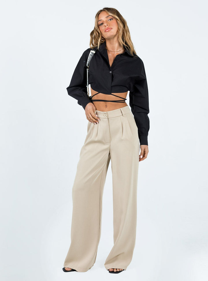 Rylen Long Sleeve Top Black