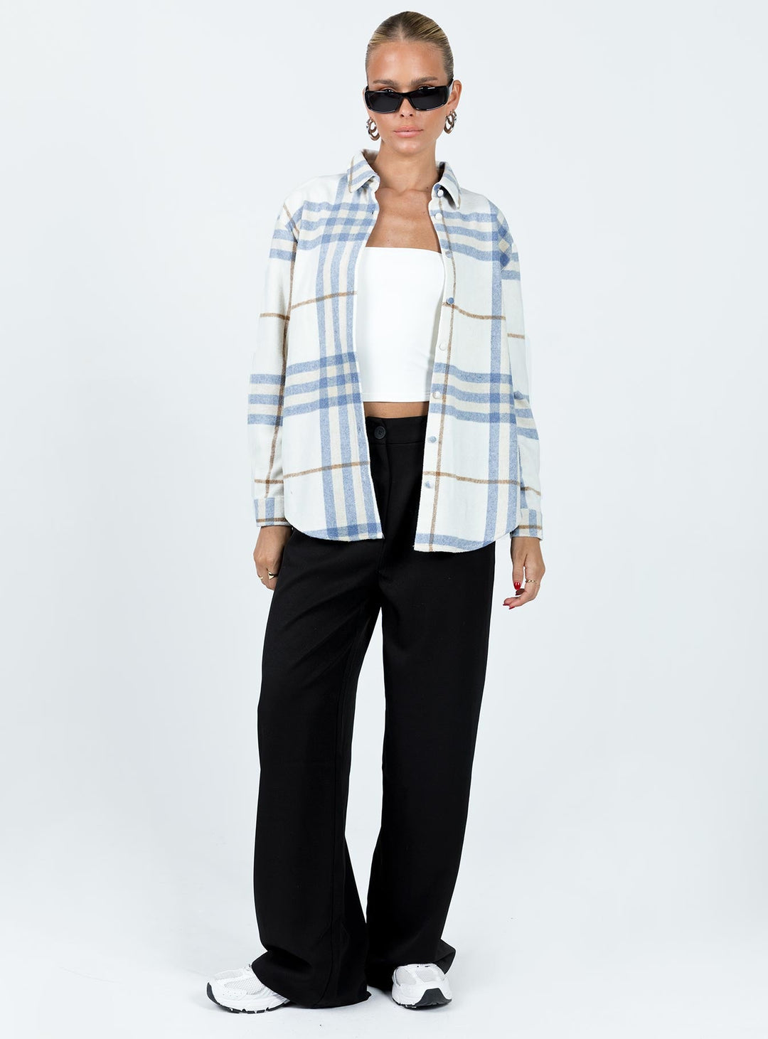 Chemise McOrmick blanche/bleue