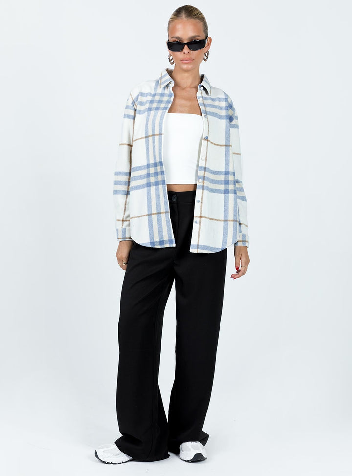 Chemise McOrmick blanche/bleue
