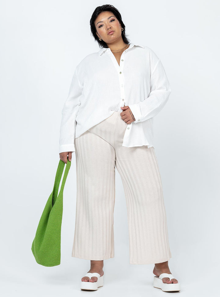 Chemise Mahalia White Curve