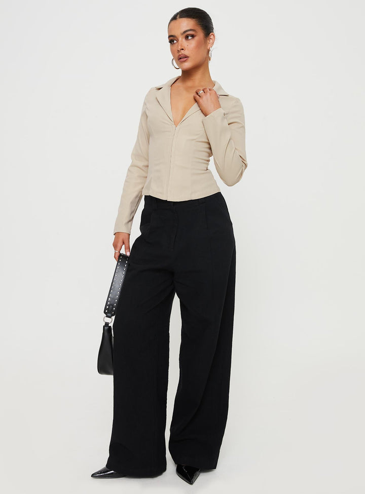 Carsey Hemd Beige