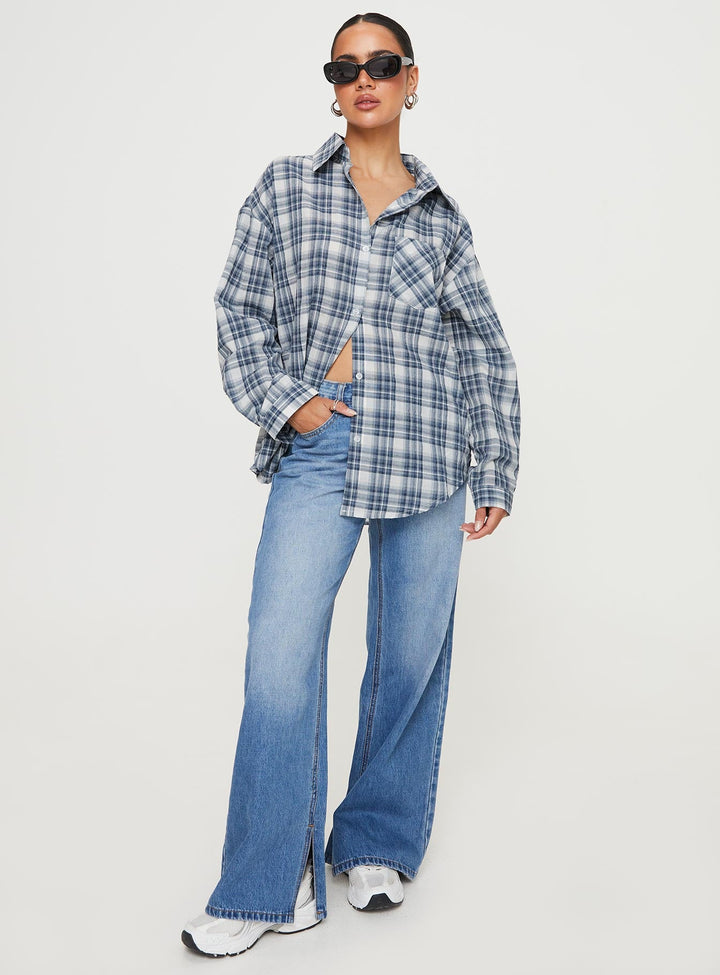 Seymour Shirt Blue Check