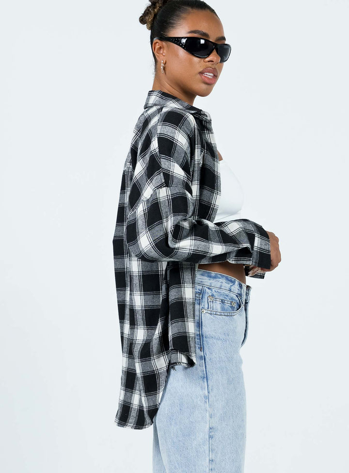 Oxley Shirt Black / White