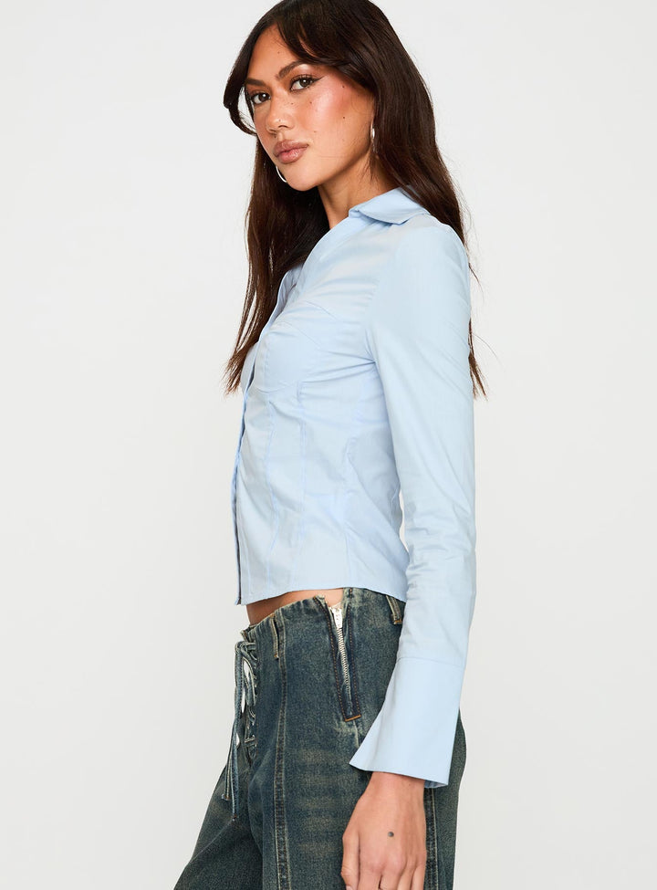 Chemise Zifa Bleue