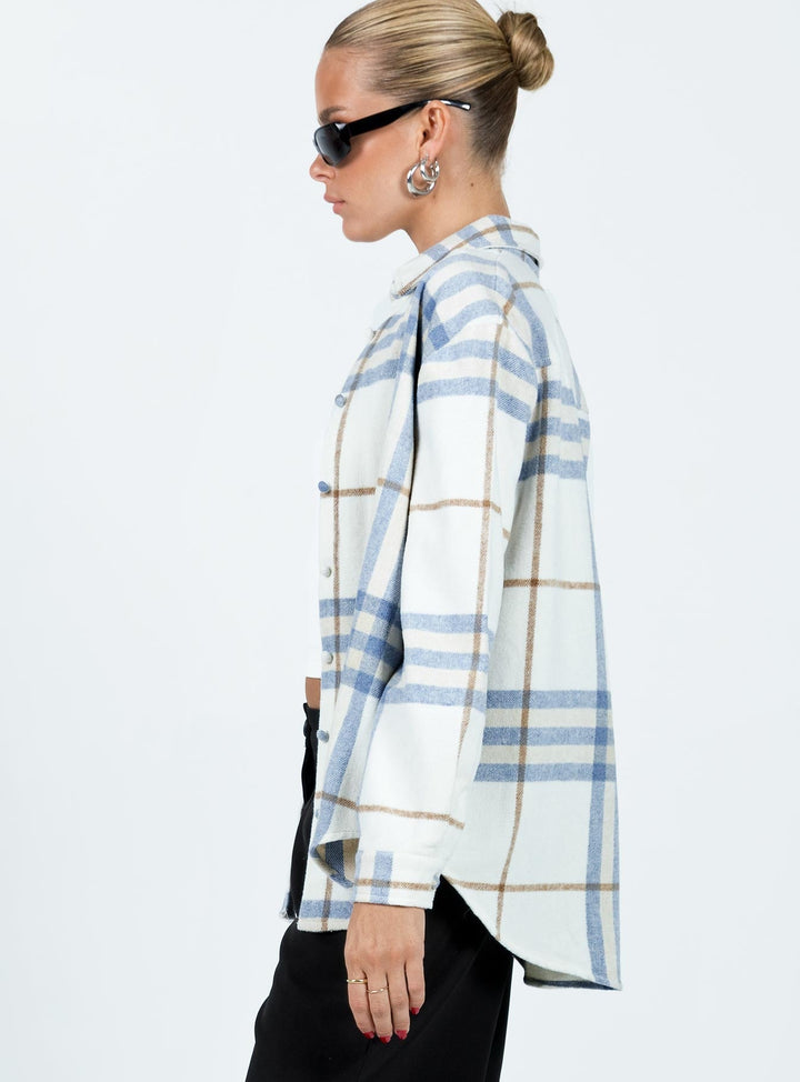 Chemise McOrmick blanche/bleue