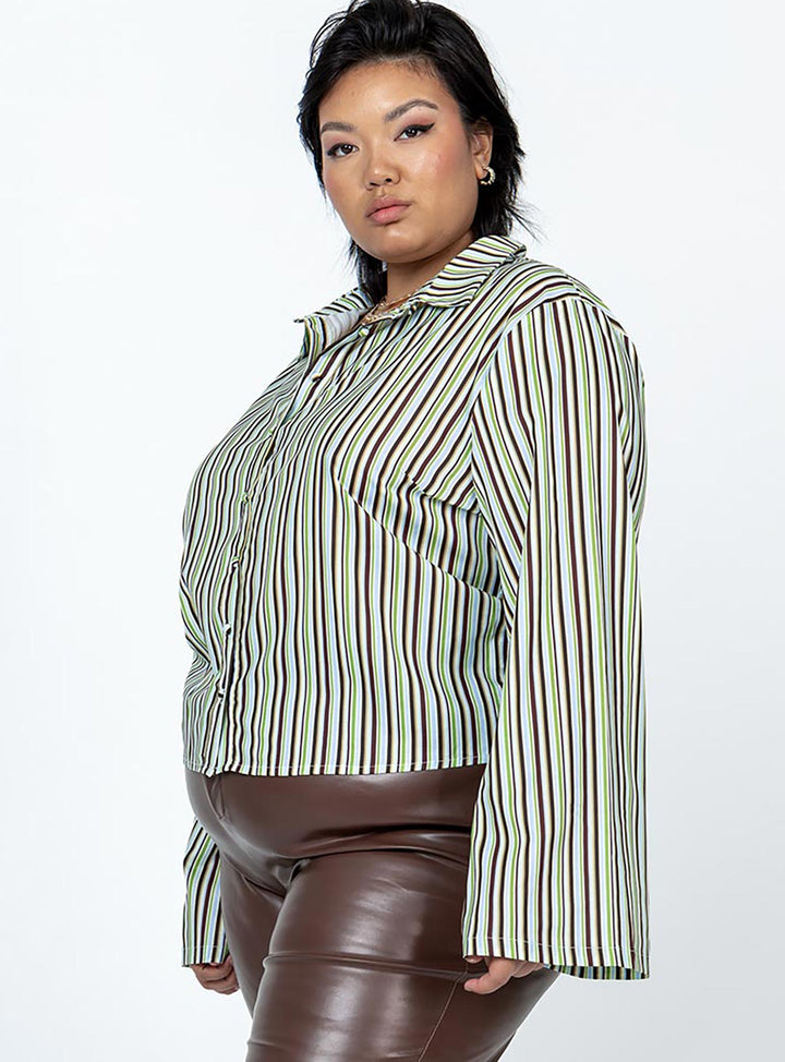 Anni Streifenhemd Multi Curve 