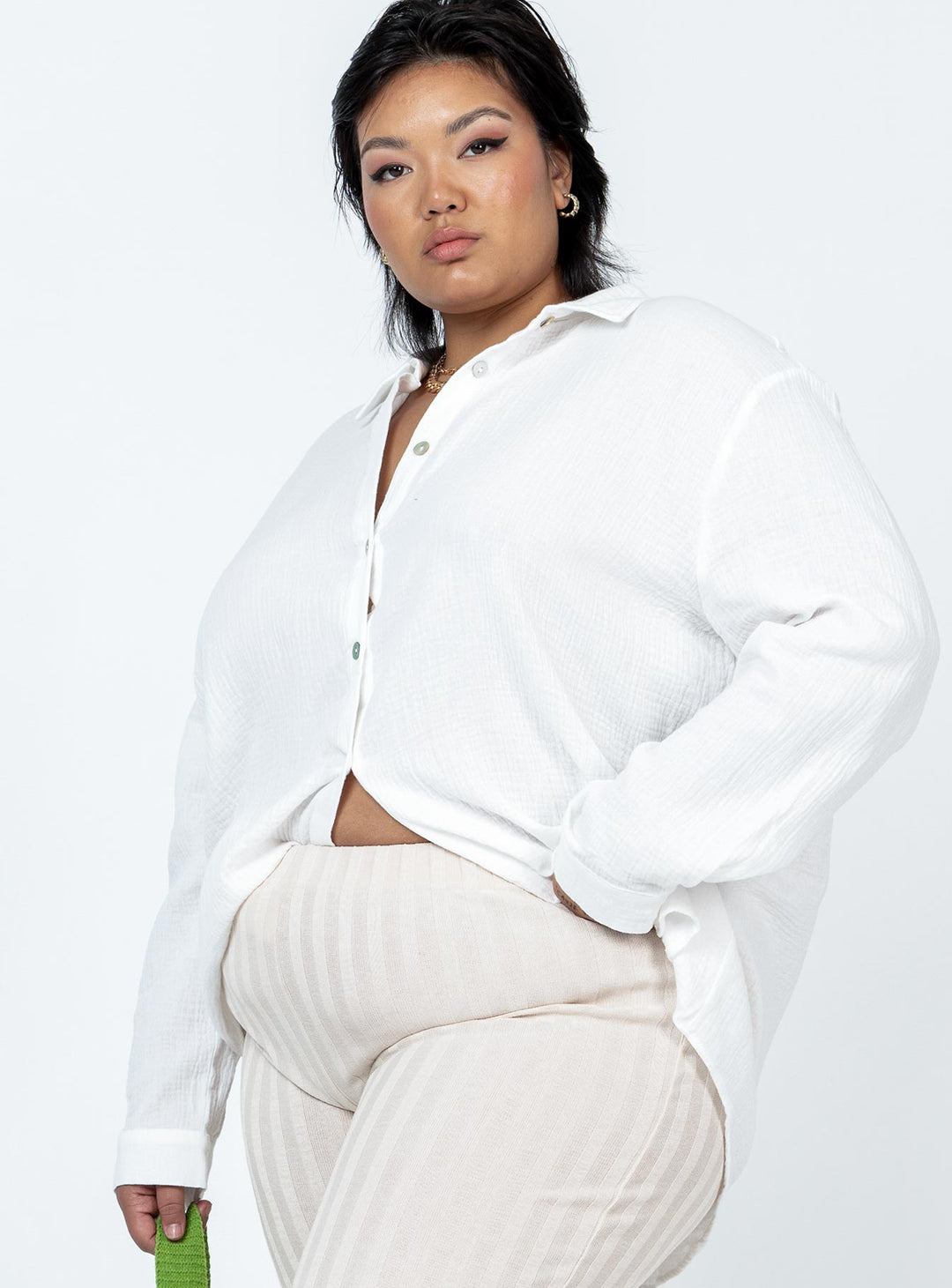 Chemise Mahalia White Curve