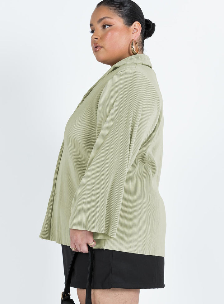 Chemise plissée Louie Sage Curve