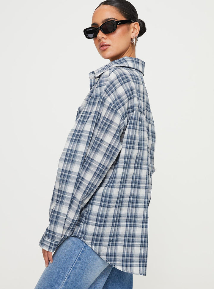 Seymour Shirt Blue Check