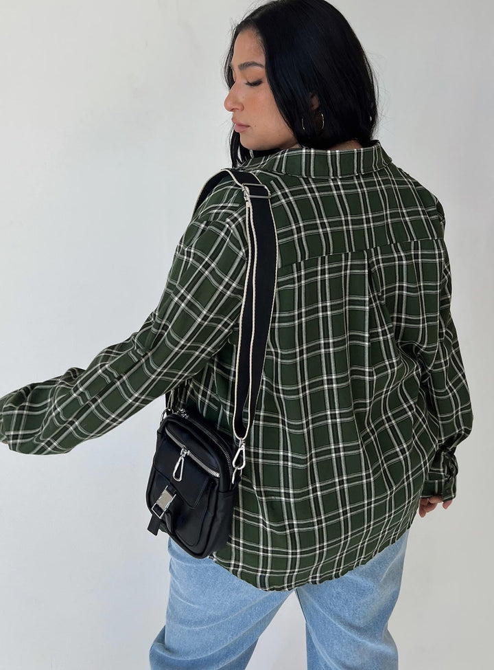 Chemise Nora Vert Forêt Courbe