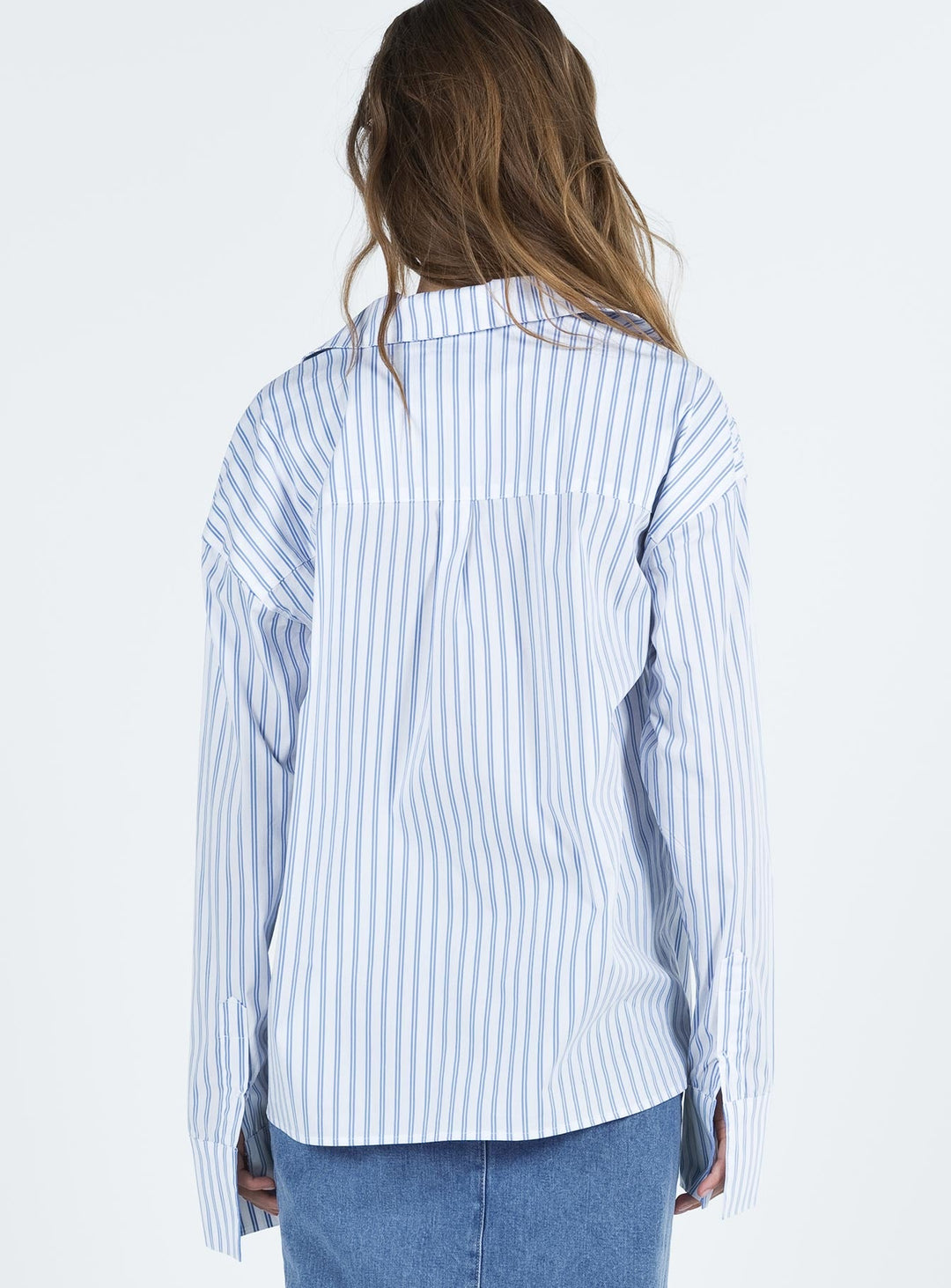 T-shirt à rayures bleues « Letters To You » 