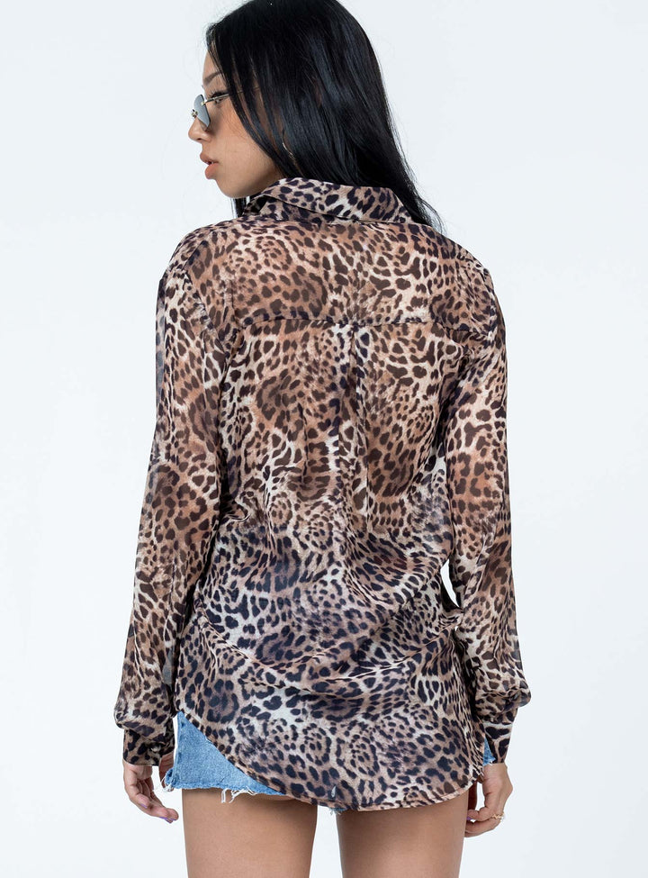 Hayden Shirt Leopard