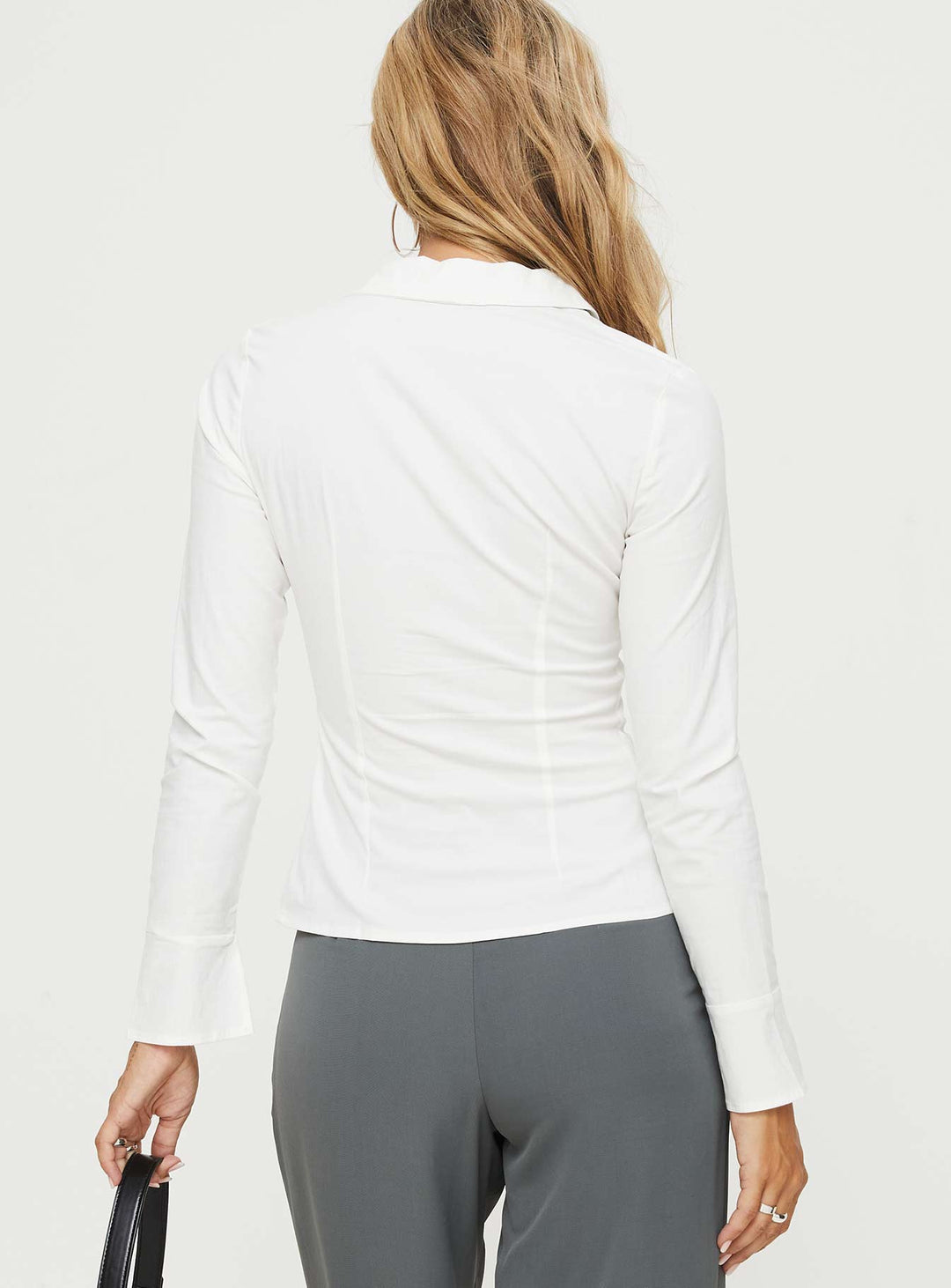 Fairway Long Sleeve Shirt White
