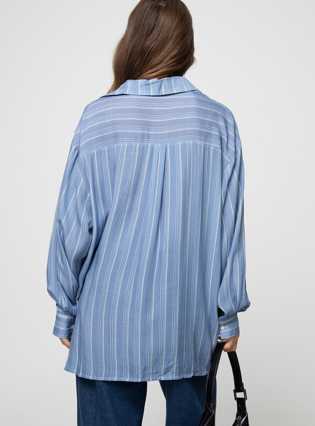 Chemise Markan bleue