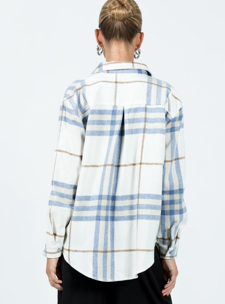 Chemise McOrmick blanche/bleue