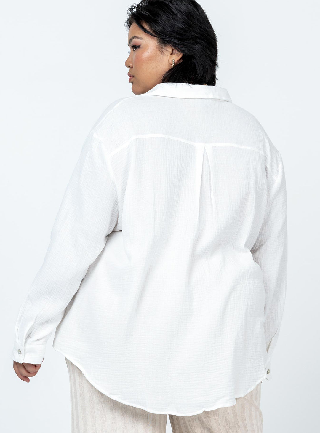 Chemise Mahalia White Curve