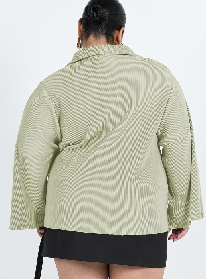 Chemise plissée Louie Sage Curve