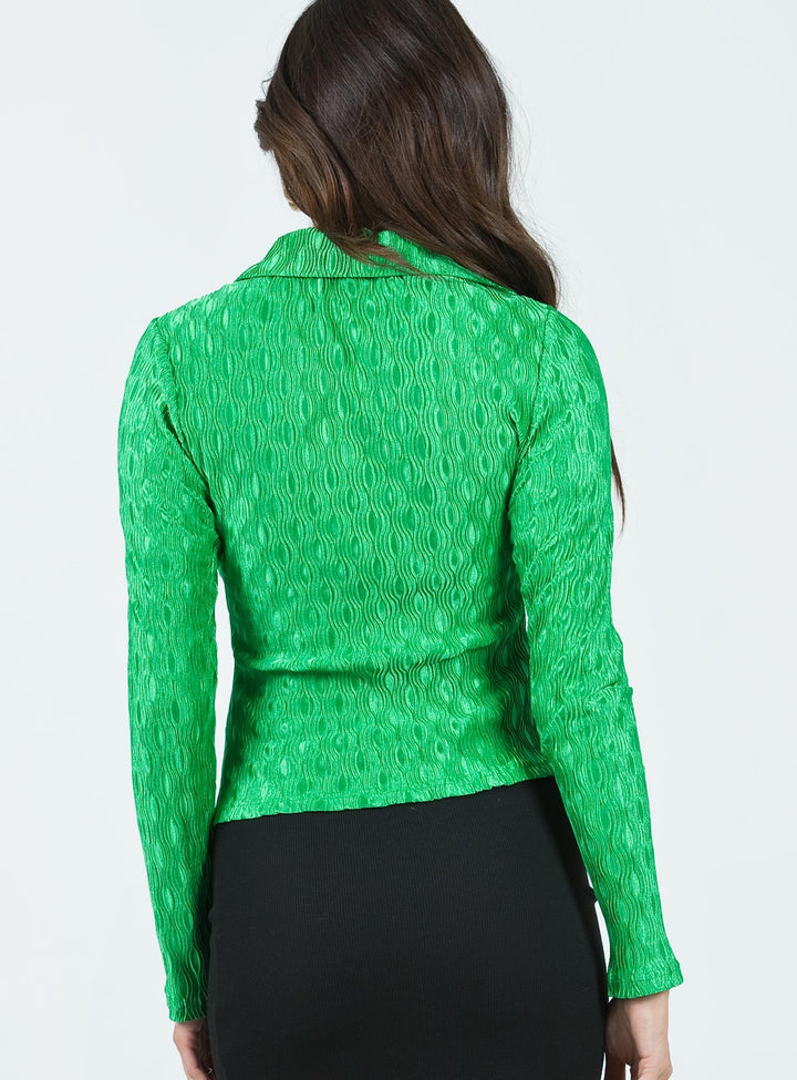 Arminger Long Sleeve Top Apple Green