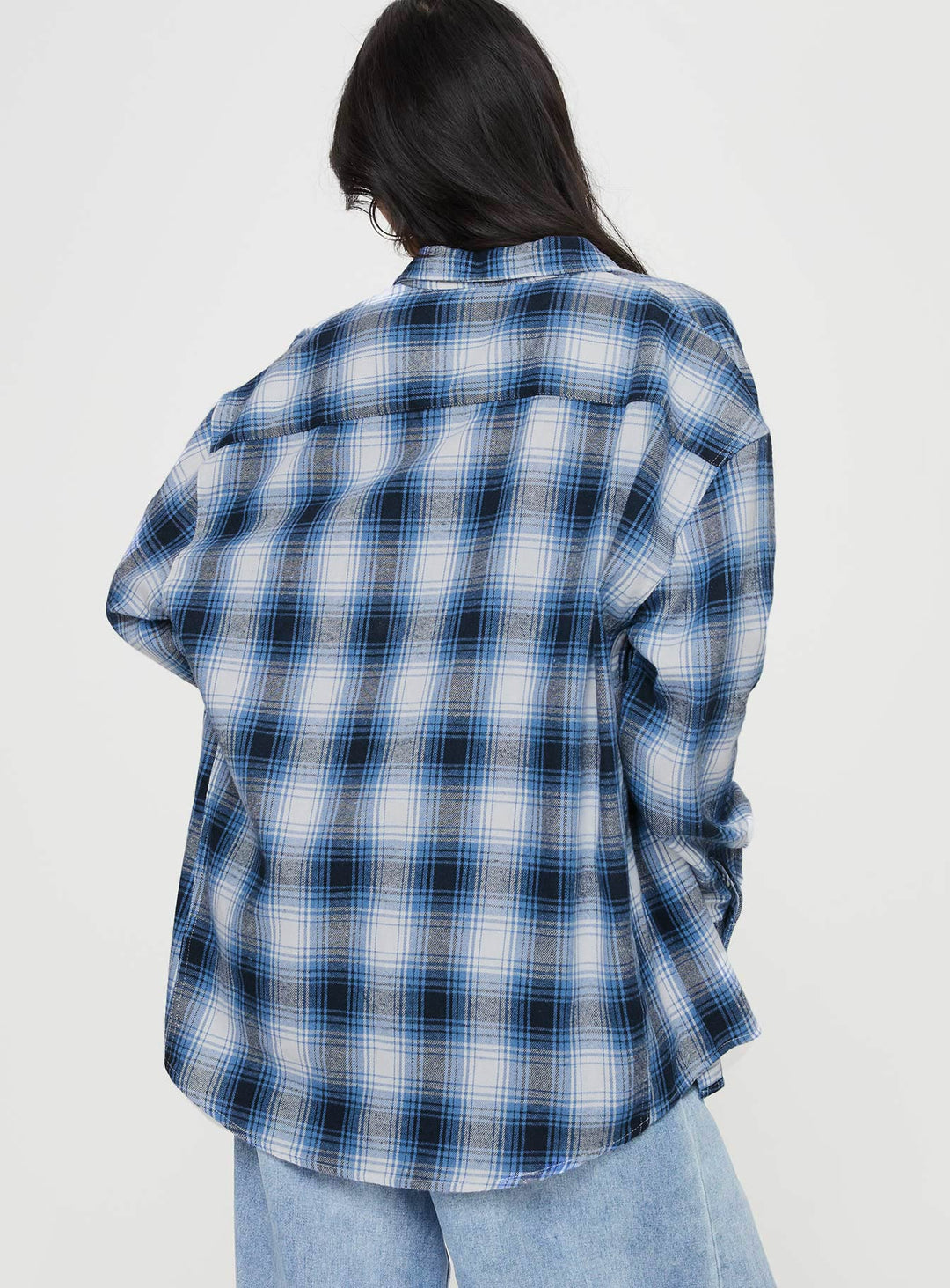 Chemise Waver à carreaux bleus/noirs