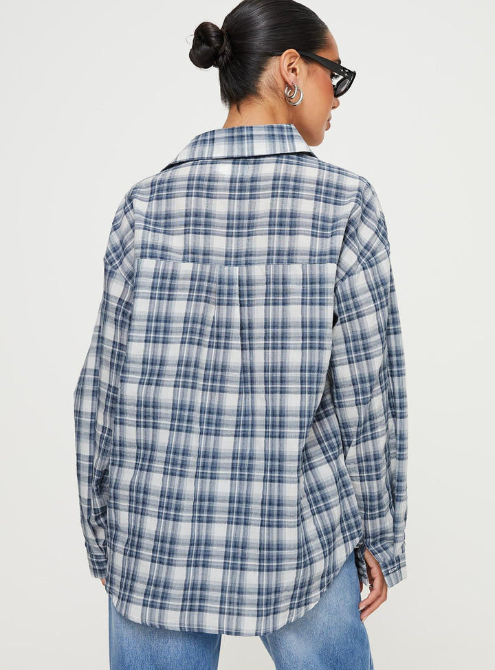 Seymour Shirt Blue Check
