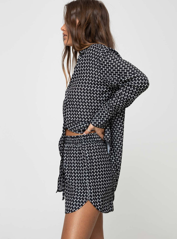 Ensemble Mareena Geo Noir / Blanc