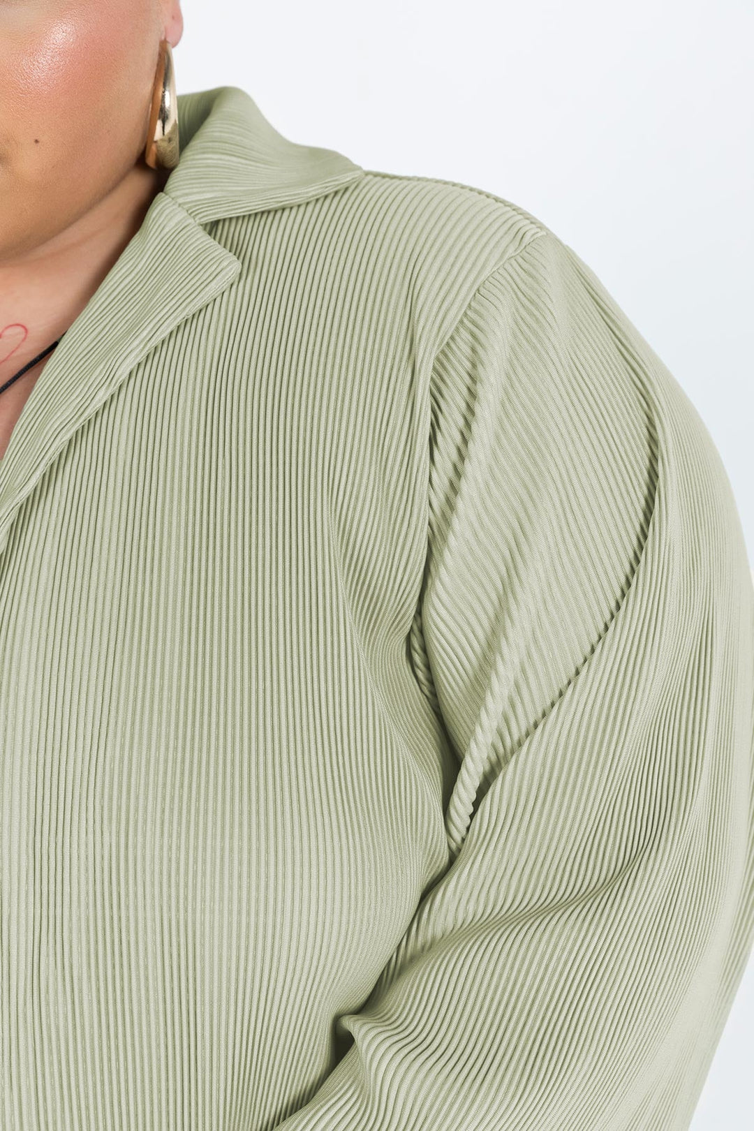 Chemise plissée Louie Sage Curve