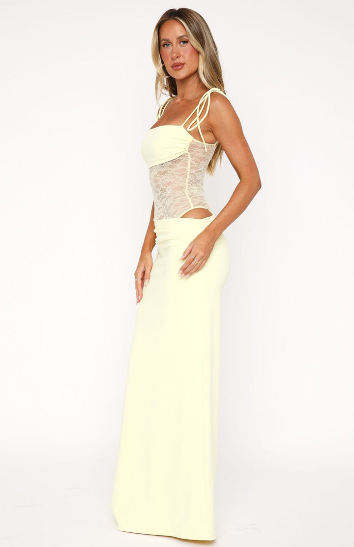 Elegant Lace Panel Maxi Dress ✨ Limited Edition