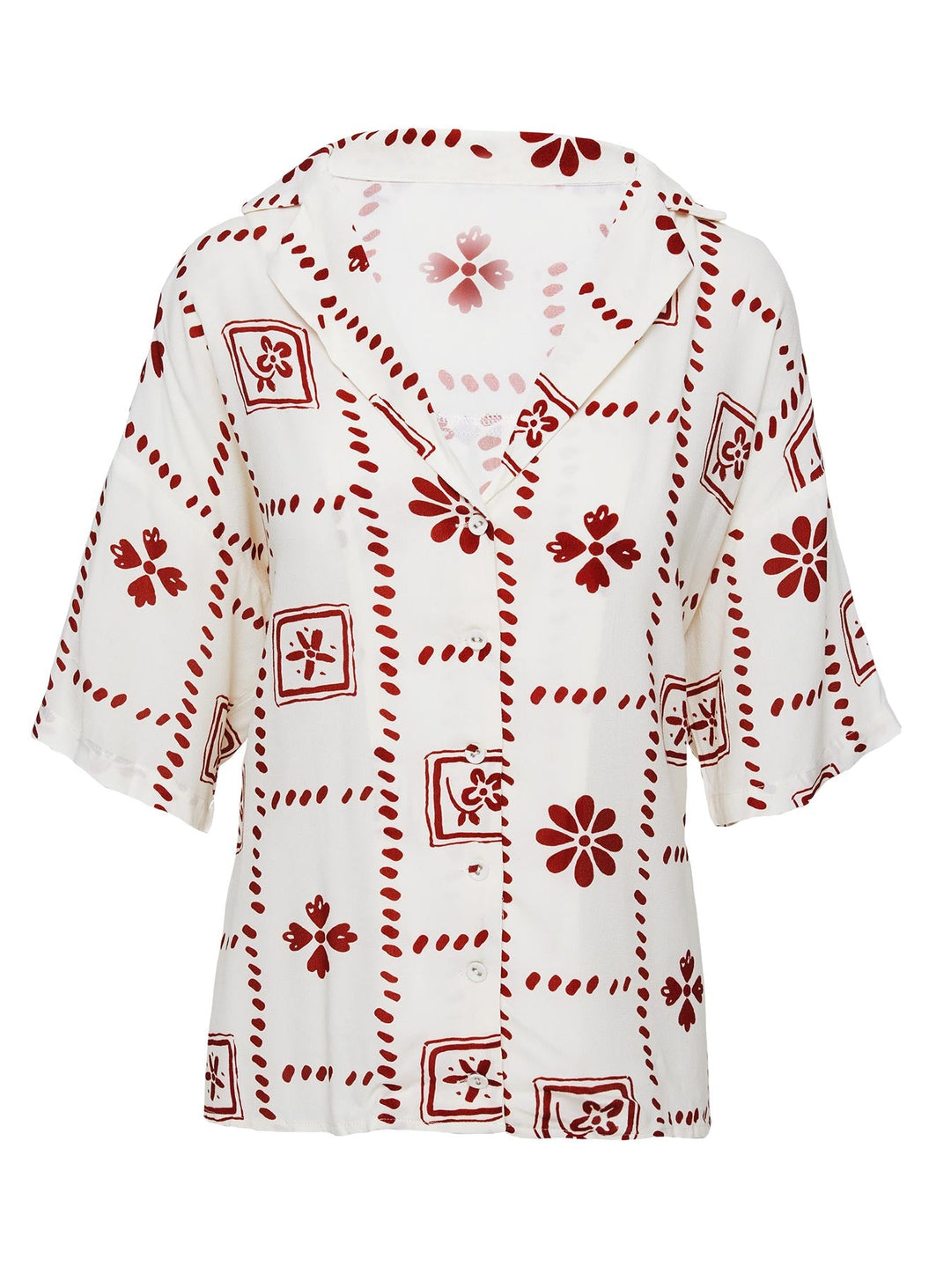 Ensemble Resortella Blanc / Rouge Courbe 